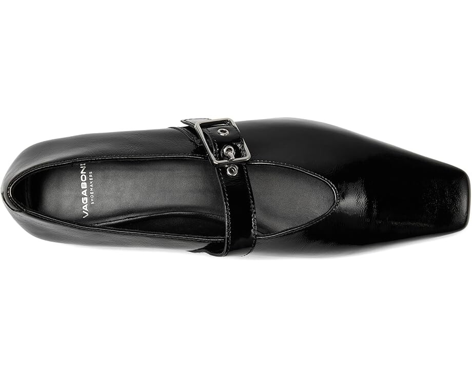 Туфли на плоской подошве Vagabond Shoemakers Wioletta Patent Leather Mary Jane Flats, черный — фото 2