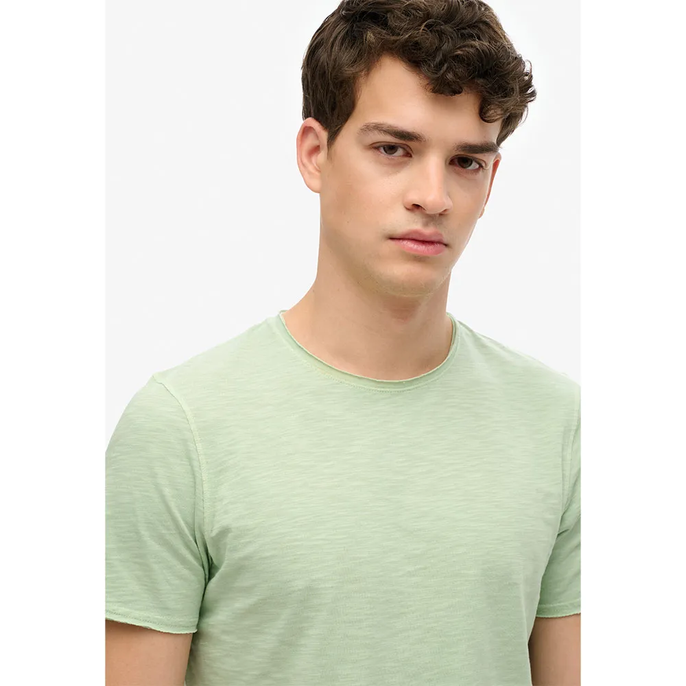 Футболка с коротким рукавом Superdry Raw Edge Slub, зеленый — фото 2