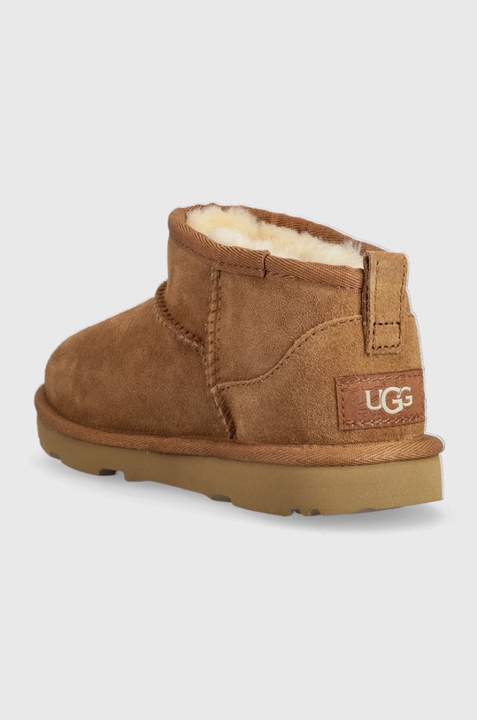 Детские замшевые зимние сапожки K Classic Ultra Mini Ugg, коричневый — фото 3