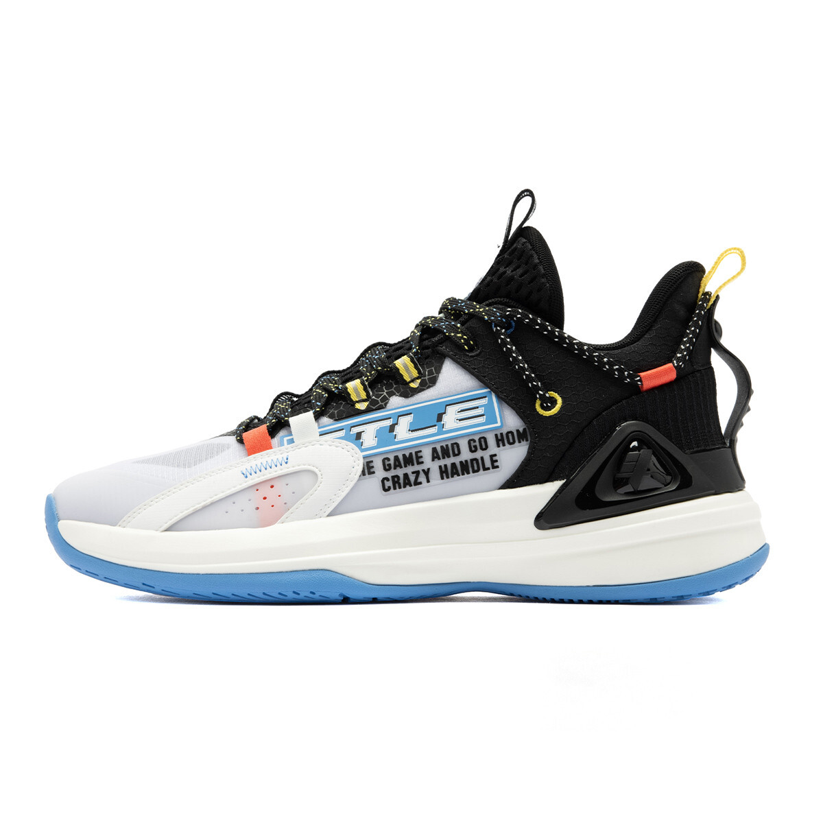 

Баскетбольные кроссовки Uh-huh Basketball Shoes Men Mid-Top Black/ White Qiaodan