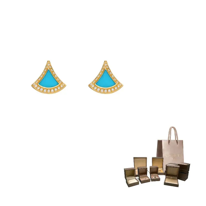 

Серьги из 18-каратного золота для женщин BVLGARI