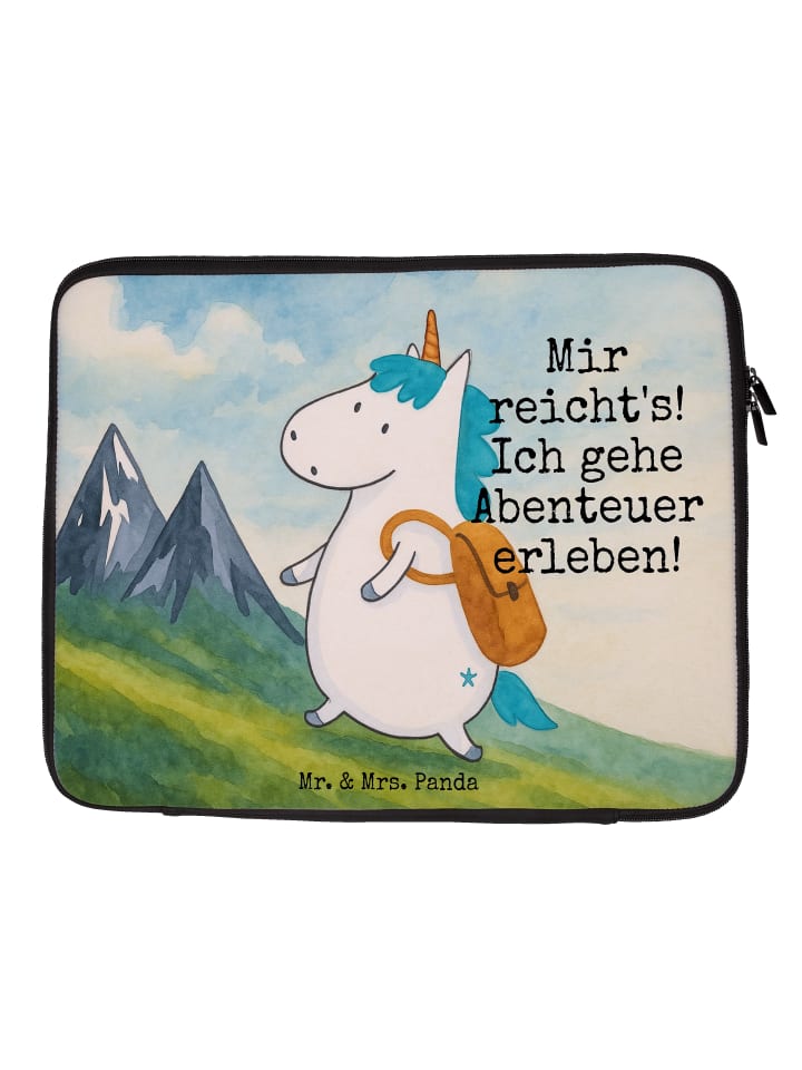 

Mr. & Mrs. Panda Сумка для ноутбука с изображением единорога в альпинистском стиле, белого цвета.