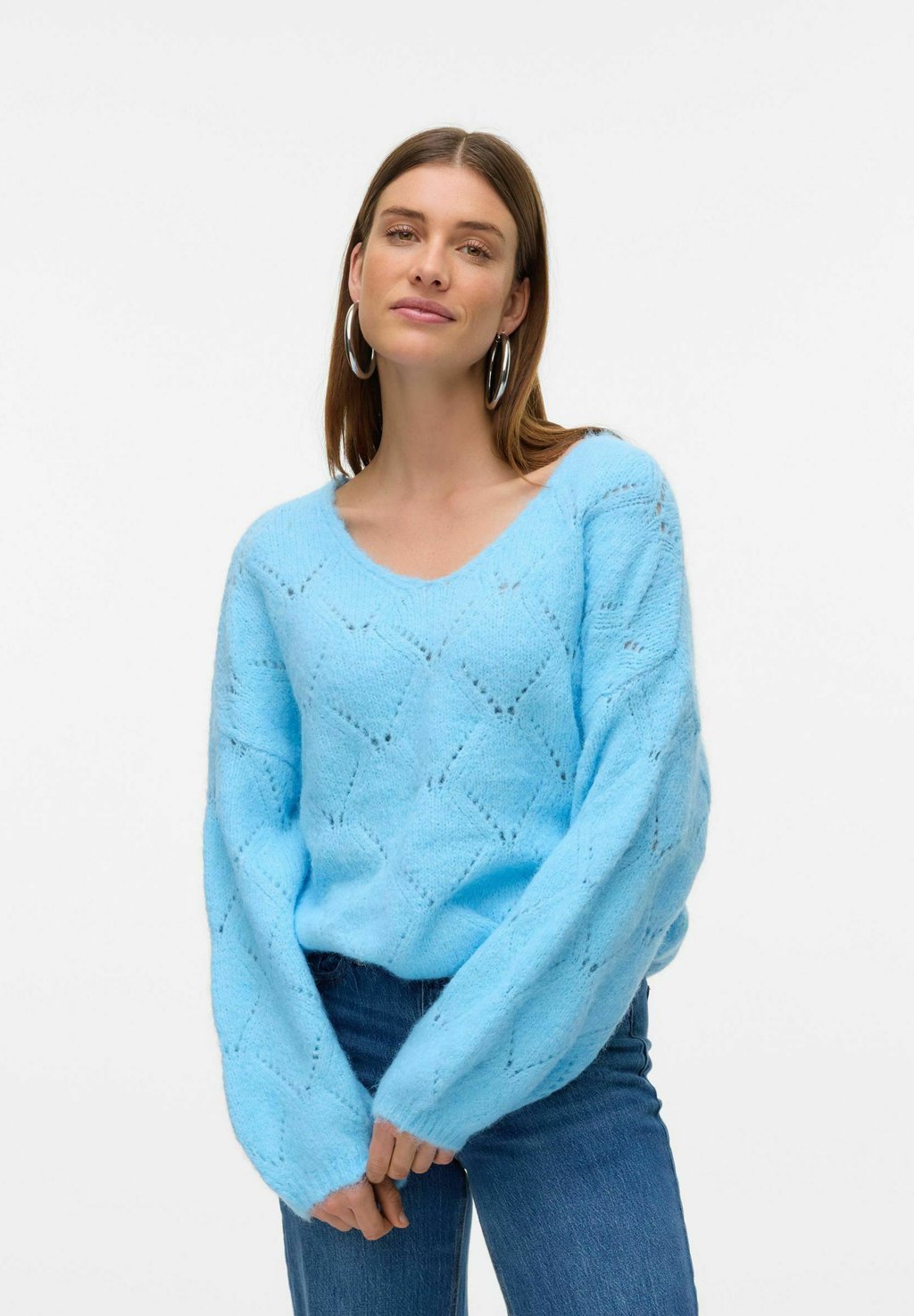 

Свитер VMNOVAH PULLOVER Vero Moda, синий