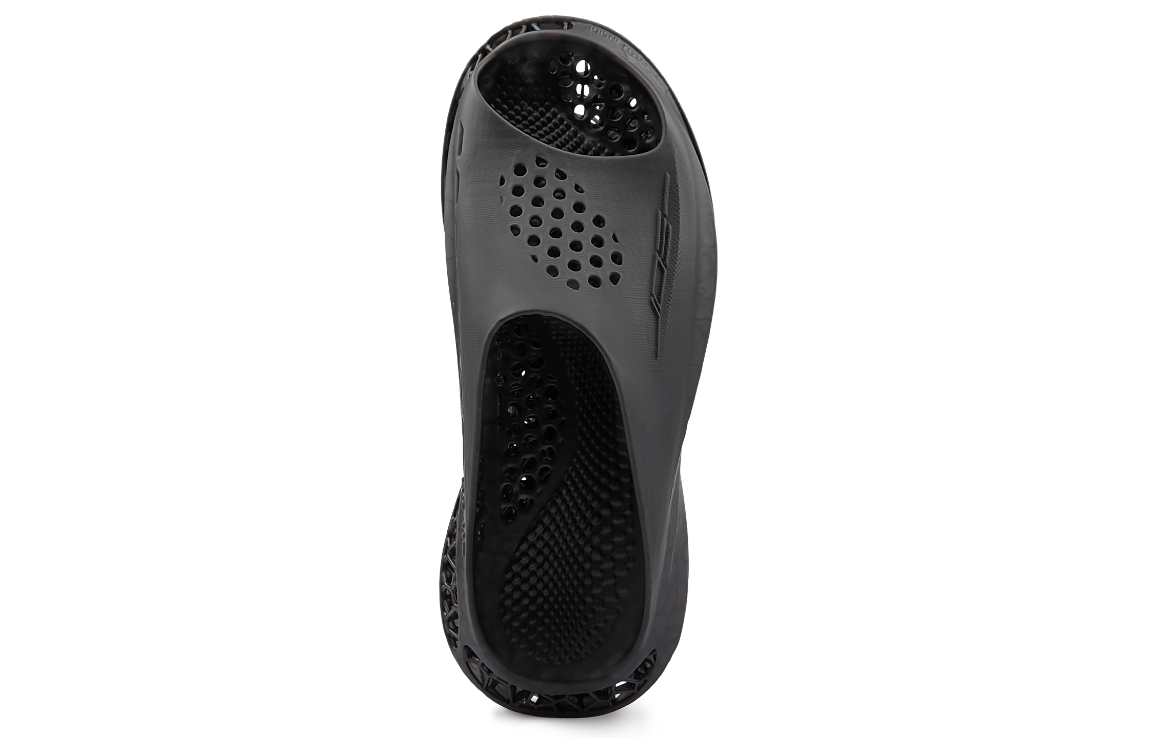 LOXKI Слайдеры унисекс матовые черные - Slipper-Beta 3D матовые черные, цвет Slipper-Beta 3D Frosted Black — фото 4