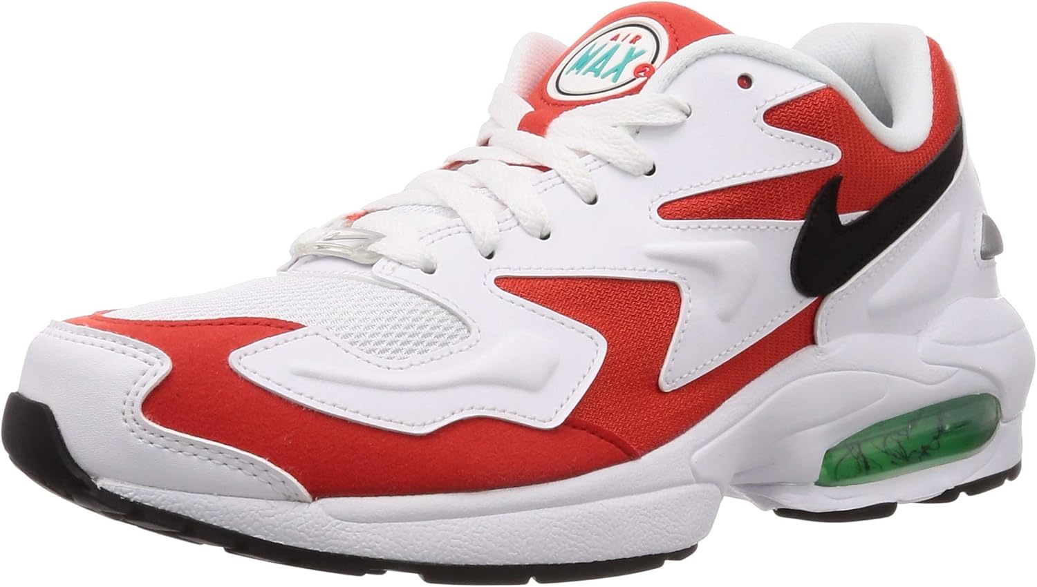 

Nike Air Max Light 2 - белый / черный / красный Habanero / холодный серый, White/Black-Habenero