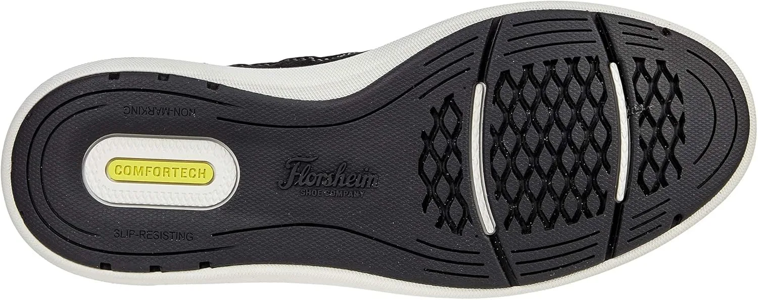 Мужские туфли Florsheim Venture Knit с гладкой поверхностью, черный — фото 3