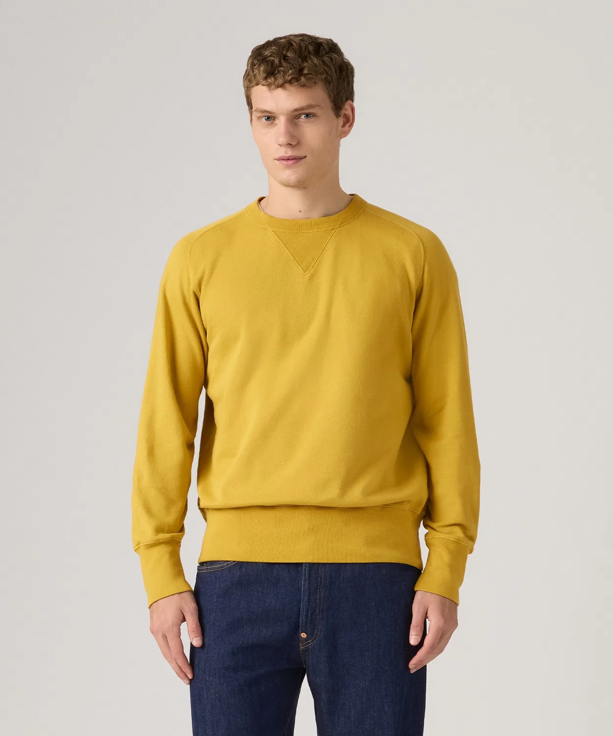 Свитшот Levi's Vintage Clothing Bay Meadows, хлопок, светлый индиго