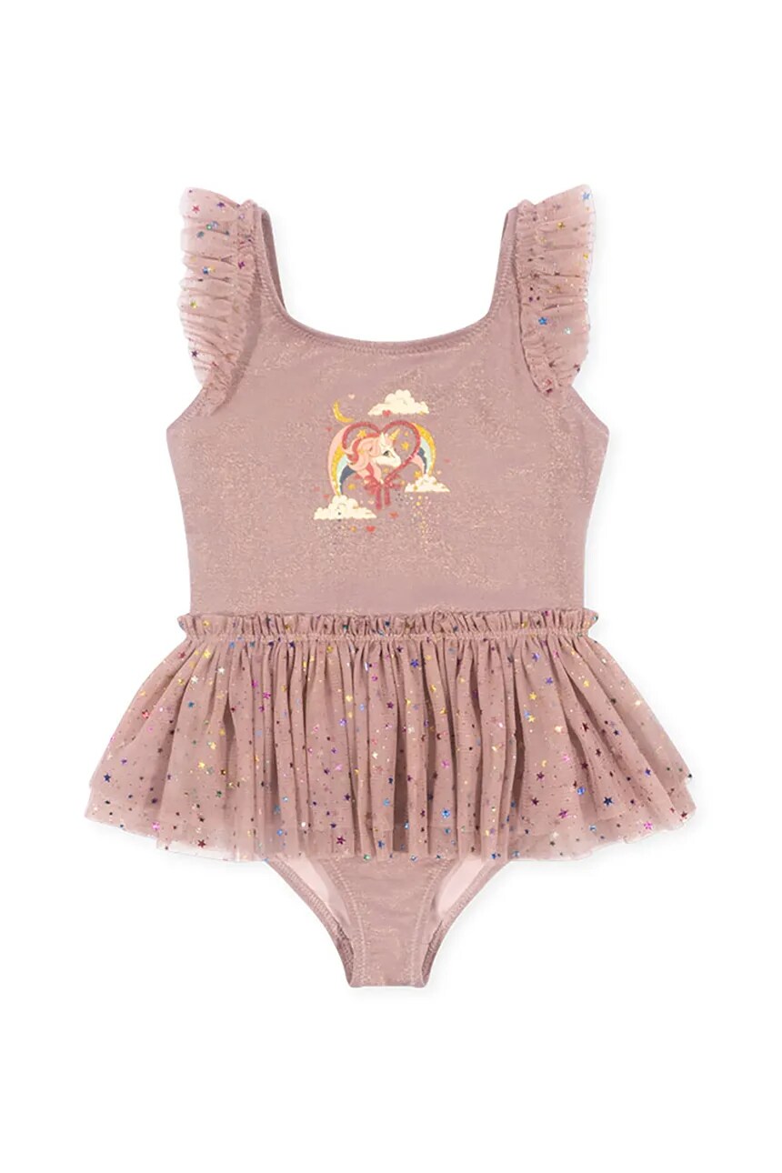 

Сплошной детский купальник SPARKY SWIMSUIT Konges Sløjd, розовый