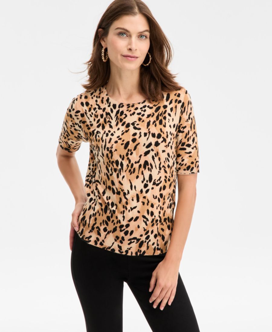 

Женский свитер с рукавами до локтя и круглым вырезом, эксклюзивно для Macy's INC International Concepts, Caliste An