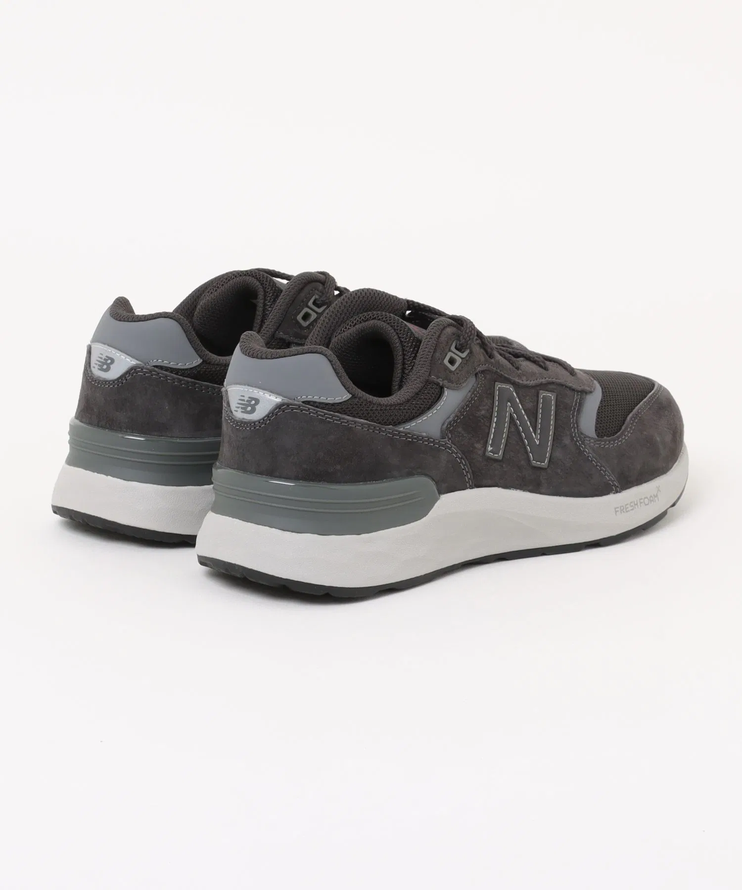 Мужские кроссовки New Balance Walking Fresh Foam 880 V7 серые — фото 2
