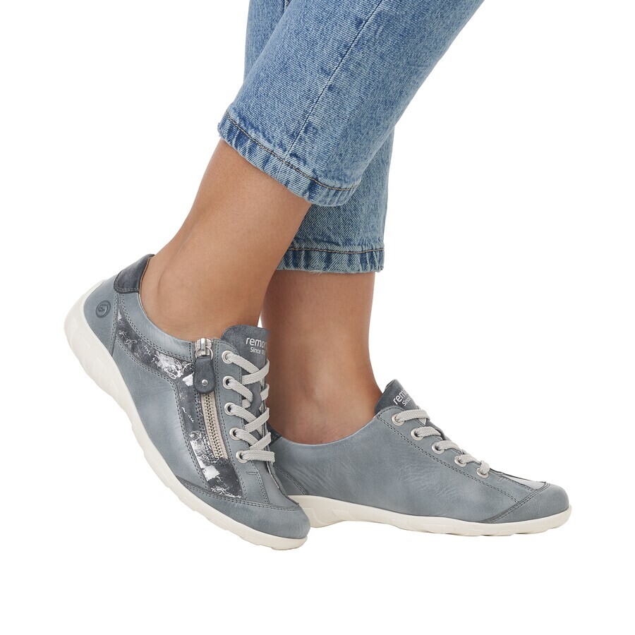 Туфли на шнурках REMONTE Lace-Up Shoes R3412, синий — фото 2