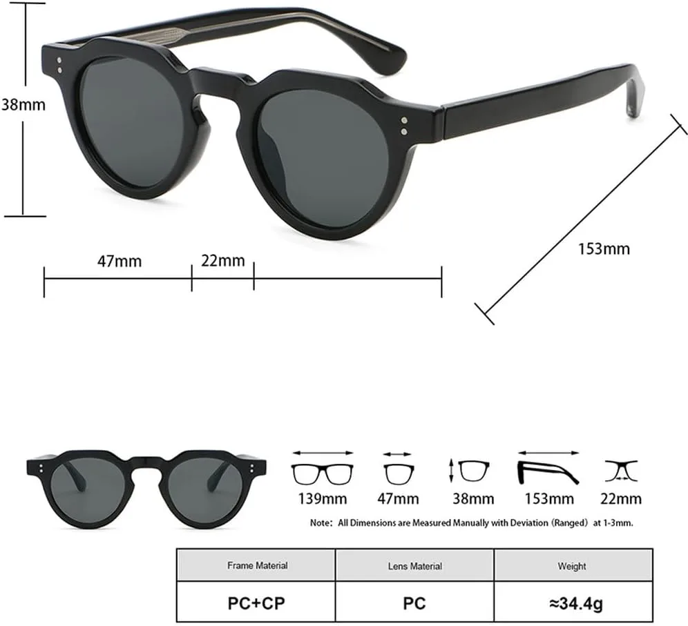 

Солнцезащитные очки LVTFCO в стиле ретро с защитой от УФ-излучения UV400, мужские, унисекс, круглые, для женщин, аксессуары, мужские, из ацетата, Blue With Pink