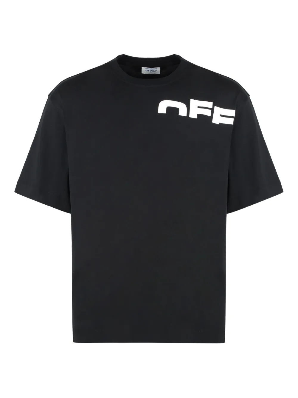 

Футболка с принтом логотипа OFF-WHITE, черный