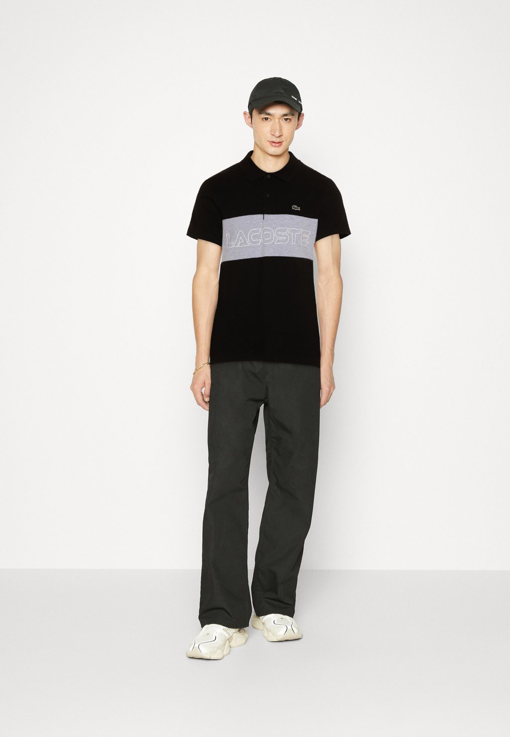 

Рубашка поло Lacoste, черный