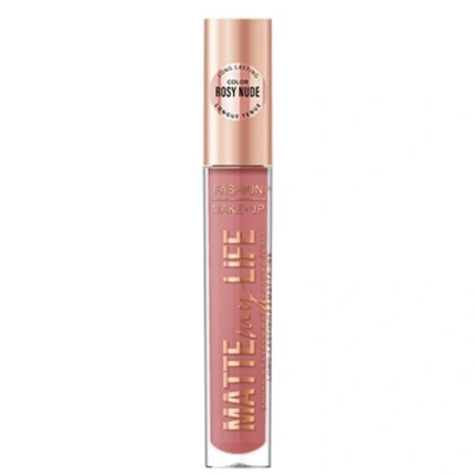 

Матовый блеск для губ My Life № 08, оттенок Rosy Nude Raphael Cosmetic