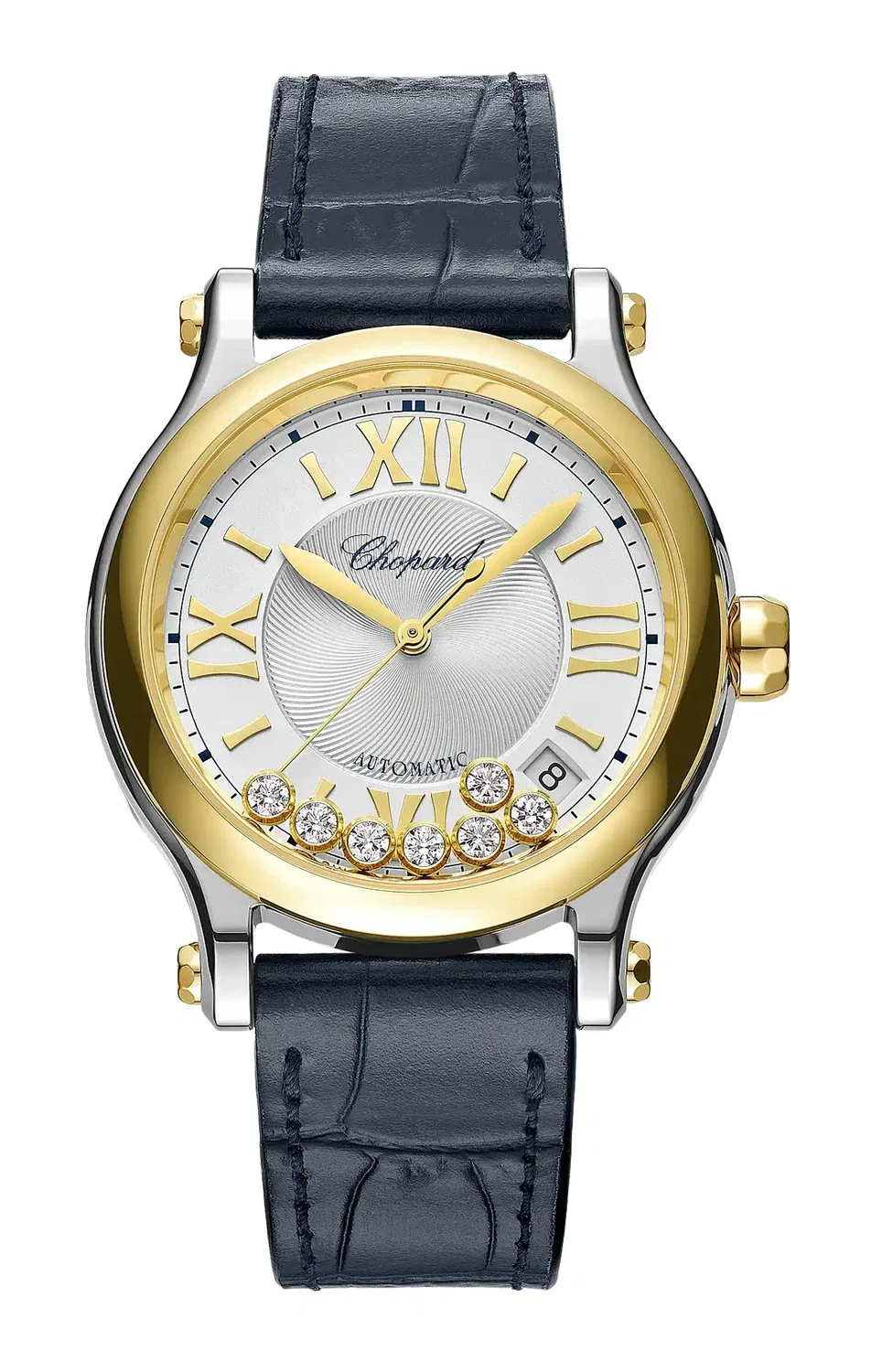 HAPPY SPORT 36 ММ, ЭТИЧЕСКОЕ ЖЕЛТОЕ ЗОЛОТО, LUCENT STEEL, БРИЛЛИАНТЫ - 278559-4001 CHOPARD, золотой