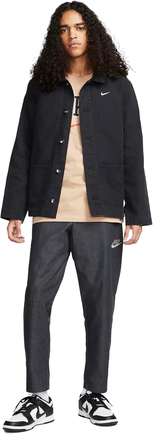 

Мужское пальто-повседневная одежда Nike Sportswear Life без подкладки, Black