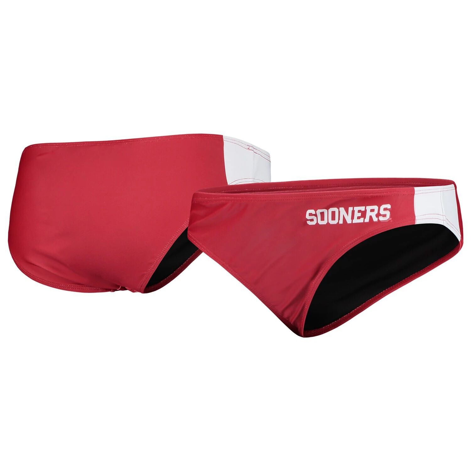 

Женские плавки бикини с надписью FOCO Crimson Oklahomaooners Wordmark