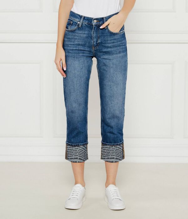 

Джинсы женские Joop! Jeans с отворотами с принтом, синий