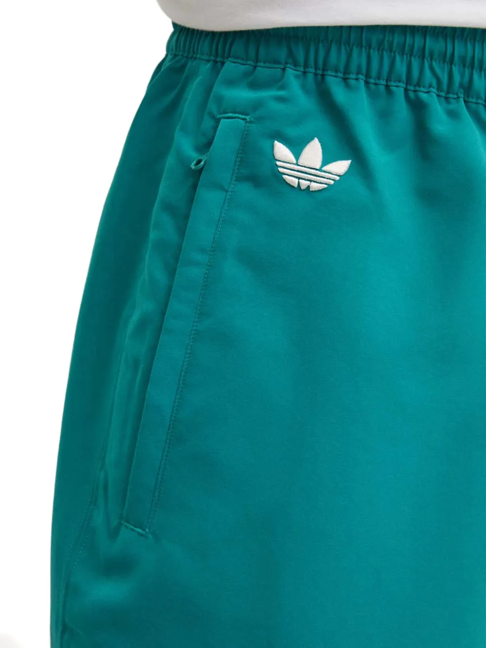 Спортивные брюки Gazelle с тремя полосками и логотипом adidas, синий — фото 4