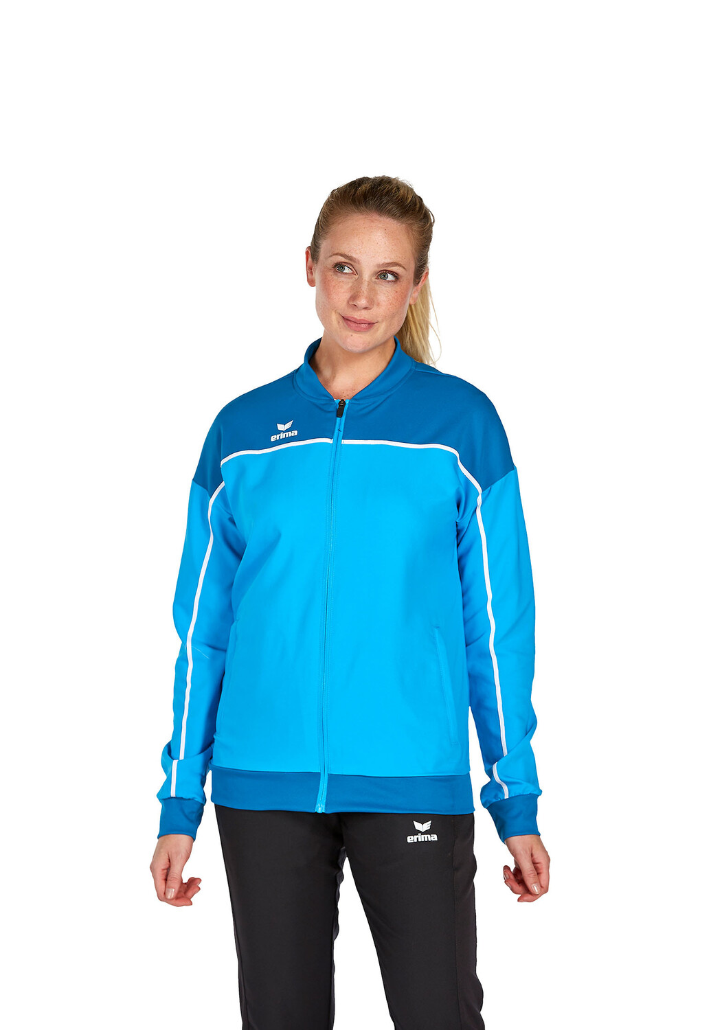 

Спортивная куртка erima Change By Erima Präsentationsjacke, цвет curacao/mykonos/weiß