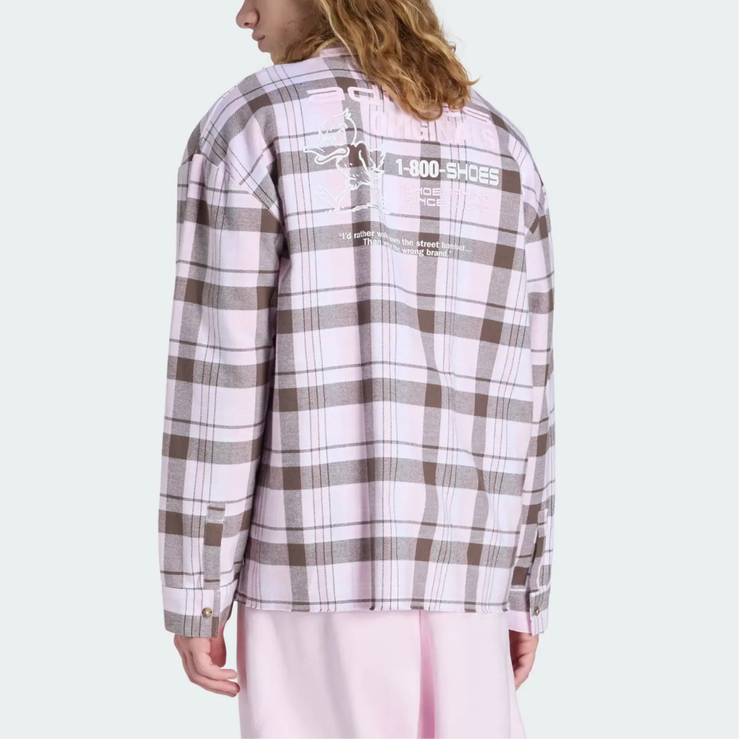 Футболка FW25 мужская Adidas Originals, clear розовый коричневый серый — фото 3