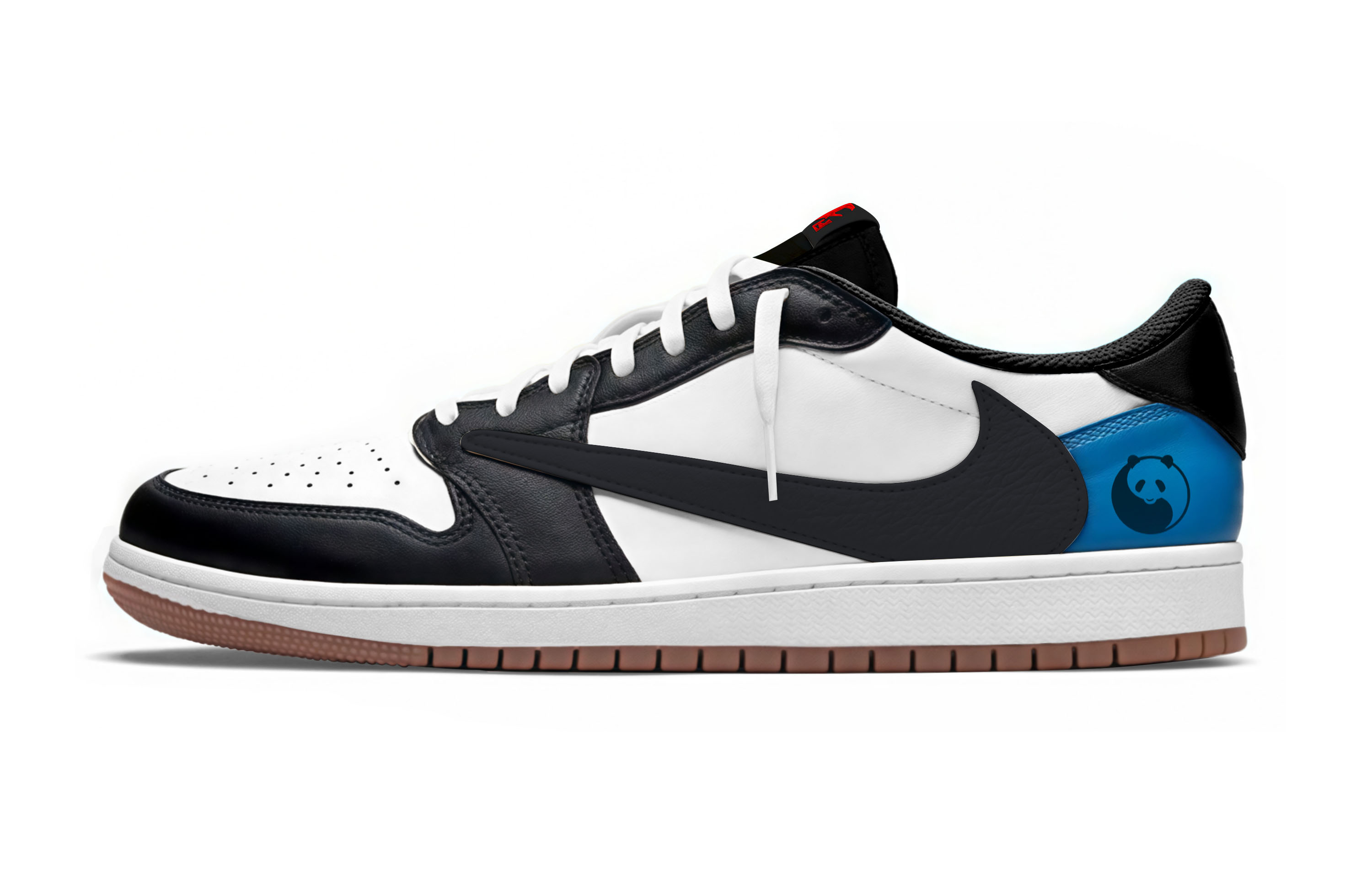 

Jordan Кроссовки Travis Scott X Air 1 Vintage для баскетбола, унисекс, низкие, синий