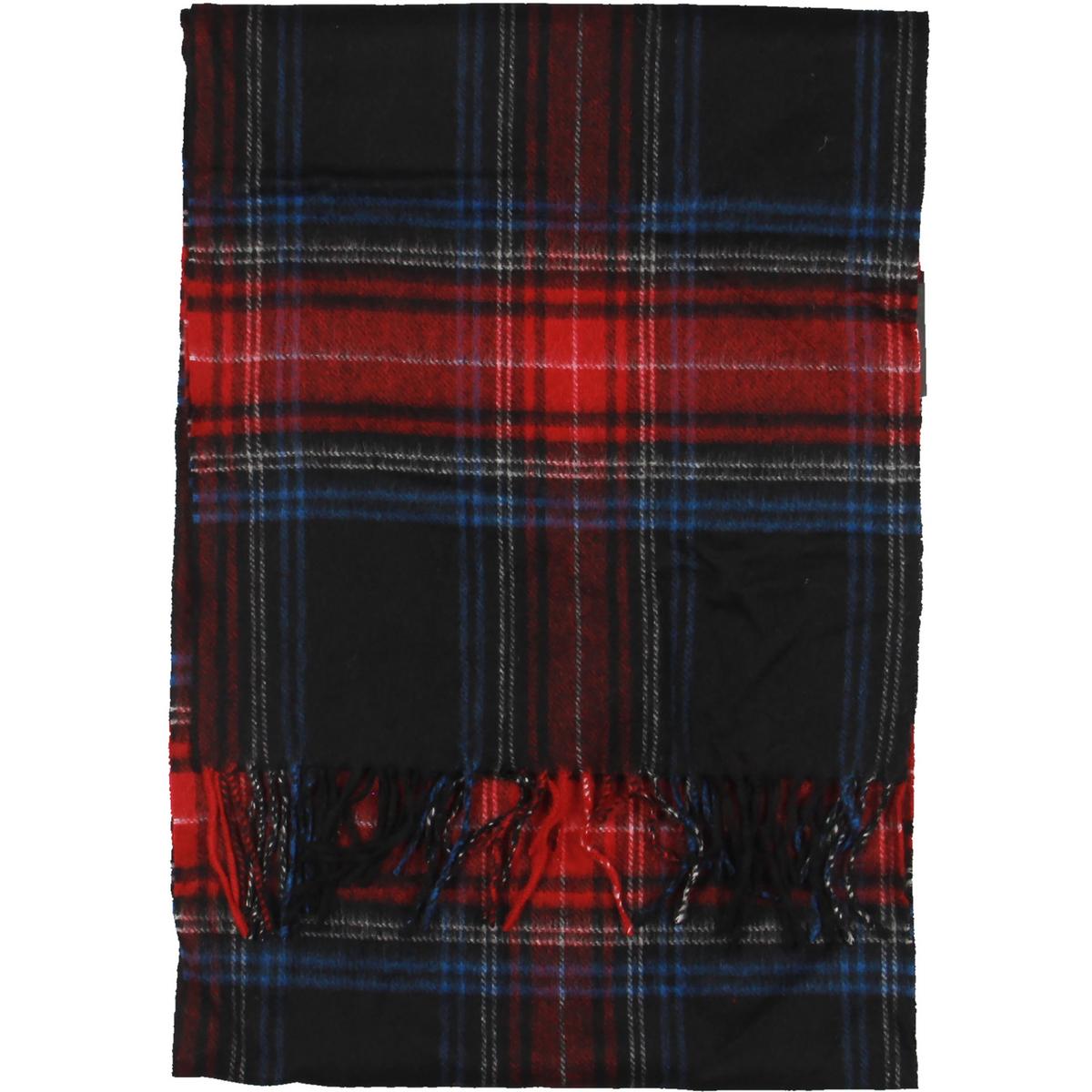 

Мужской кашемировый шарф в клетку Club Room, цвет blue plaid