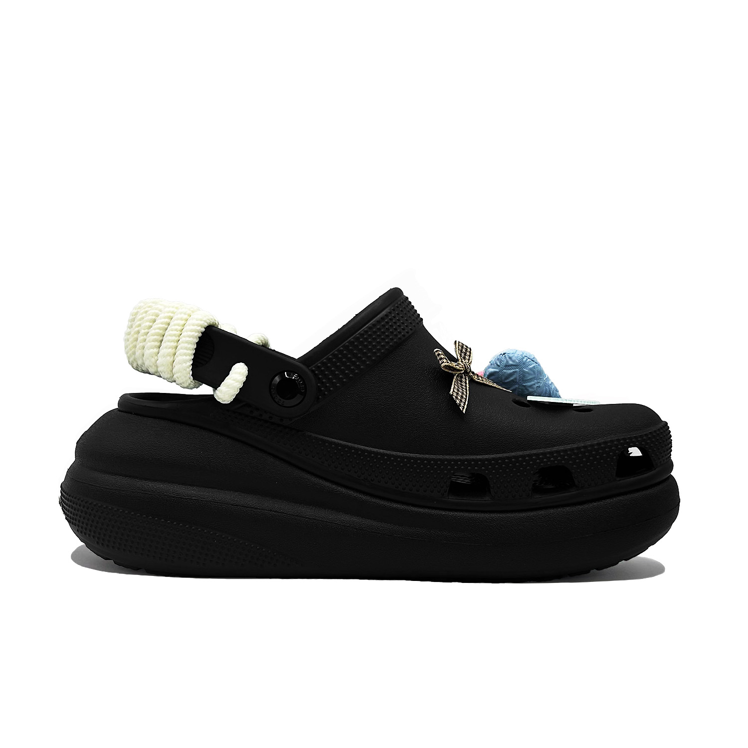 Crocs Классические клоги для женщин черные, цвет Black — фото 3