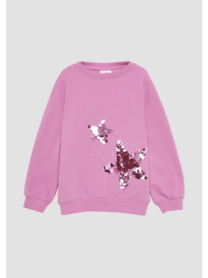 

Толстовка s.Oliver Sweatshirt langarm, розовый