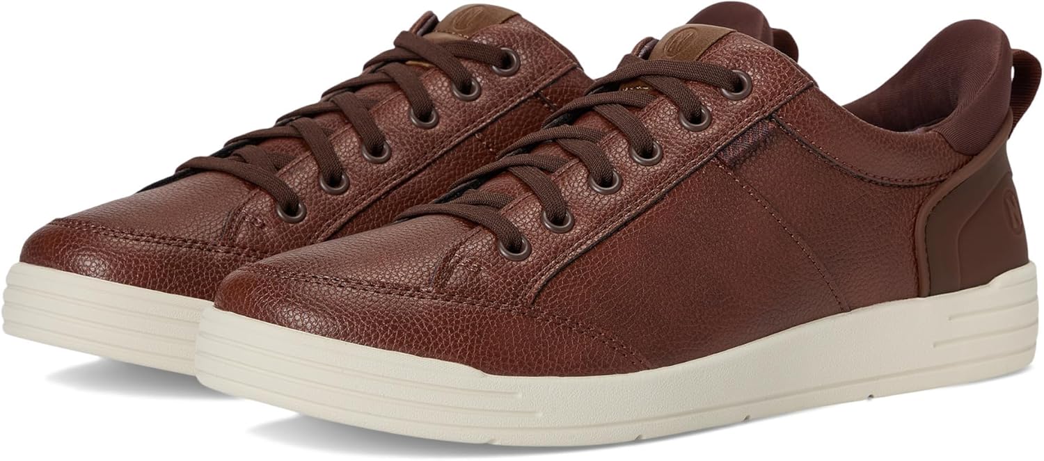 

Мужские туфли Nunn Bush Kore City Walk Ez с мягким носком-мокасином, шнуровкой, легкие, удобные для надевания и снятия Оксфорды, Brandy