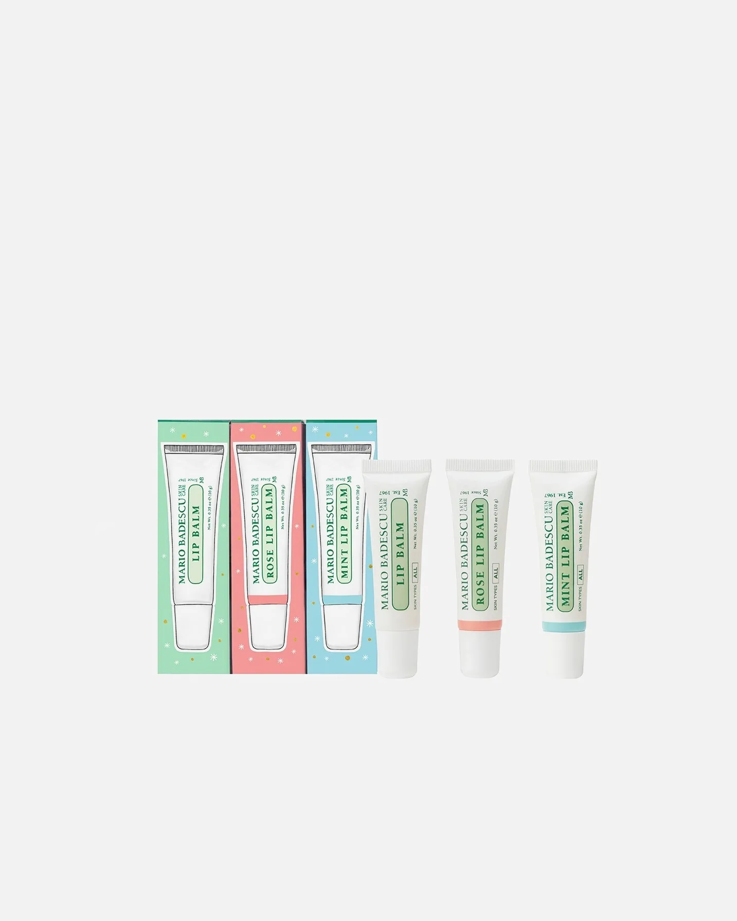 Набор из трех средств для ухода за губами Mario Badescu, 1 шт