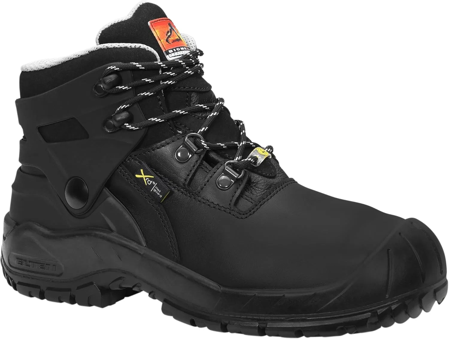 Ботинки ELTEN Sicherheitsschuhe Elio Biomex M ESD S3, Damen und Herren, Leder/Textil, Stahlkappe, robust, Black