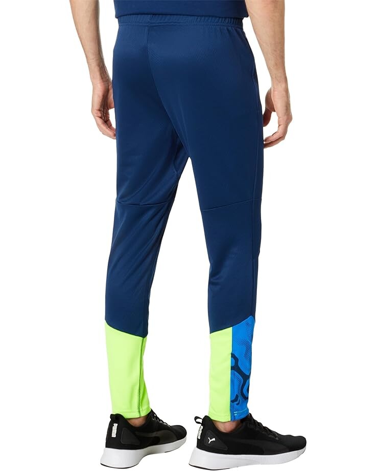 

Брюки PUMA Individual Cup Training Pants, цвет Persian Blue/Pro Green