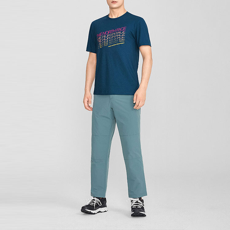 

Футболка мужская синяя The North Face, синий