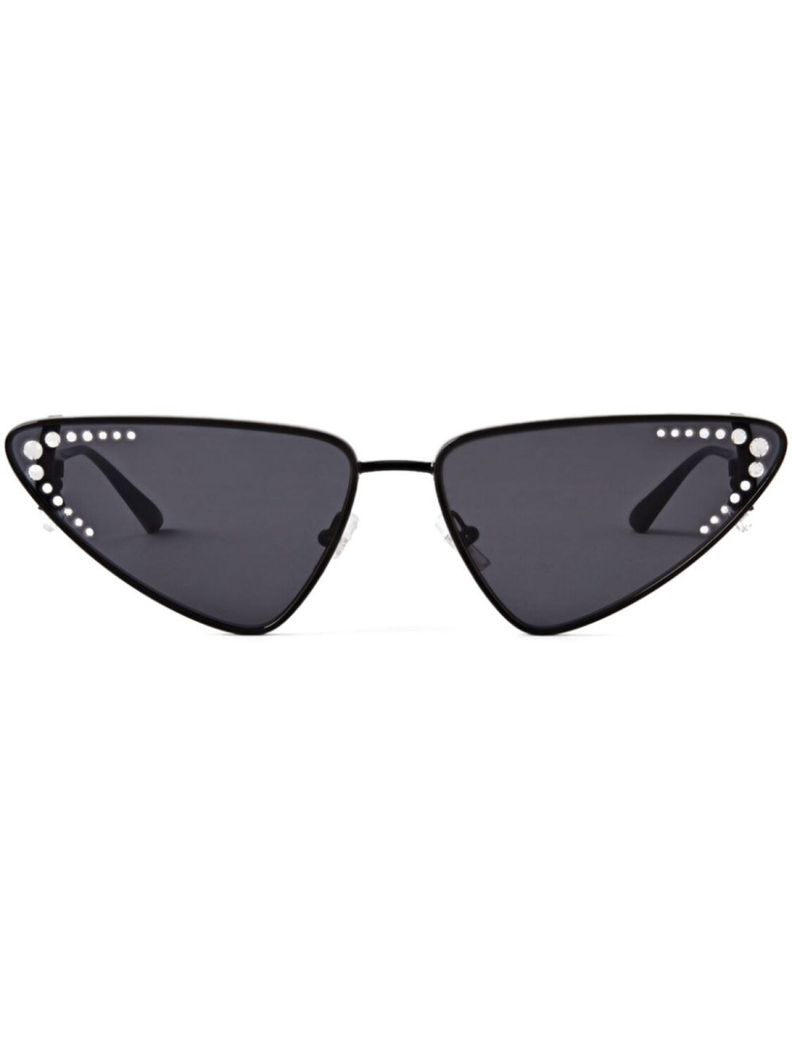 

Солнцезащитные очки Kristal в треугольной оправе Jimmy Choo Eyewear, черный