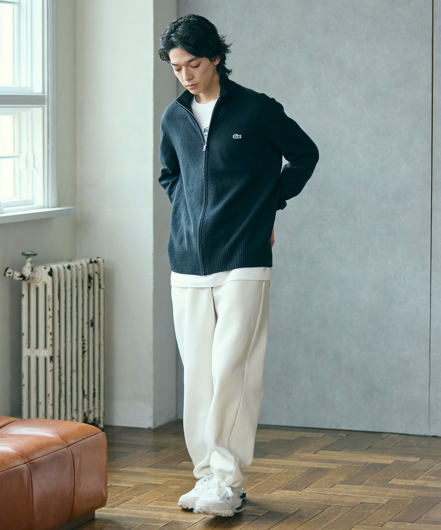 Мужские кроссовки ELITE ACTIVE 223 1 SMA LACOSTE, White x Green — фото 3
