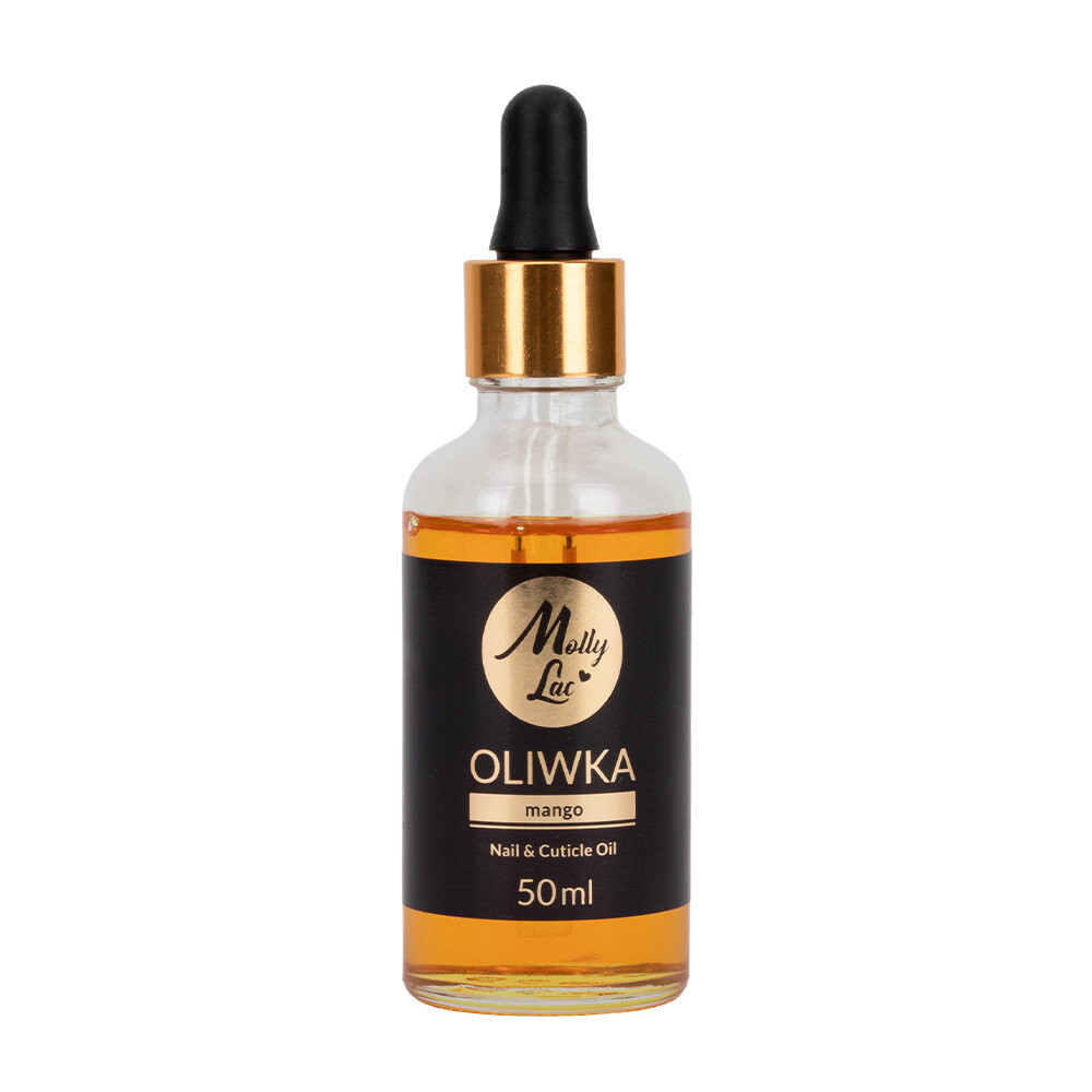 

MollyLac Nail & Cuticle Oil масло для кутикулы и ногтей с капельницей Манго 50мл