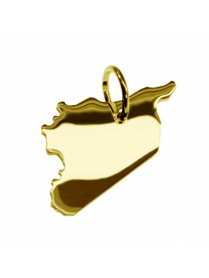 

Schmuckador Кулон с изображением карты Сирии из цельного желтого золота 333 пробы