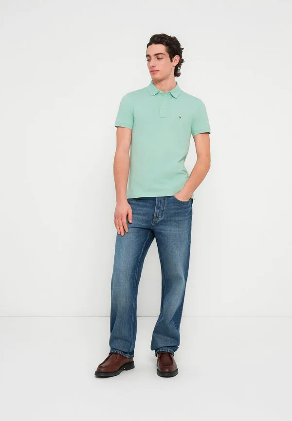 Поло-Рубашка из пике приталенного кроя 1985 года. Tommy Hilfiger, Crushed Mint — фото 2