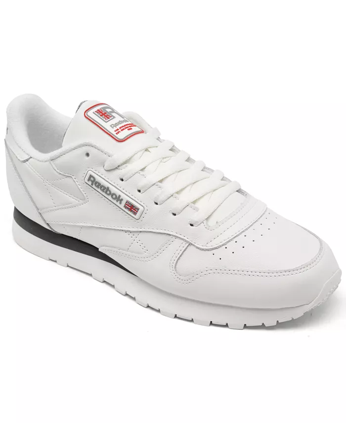 

Мужские классические кожаные повседневные кроссовки от Finish Line Reebok, белый