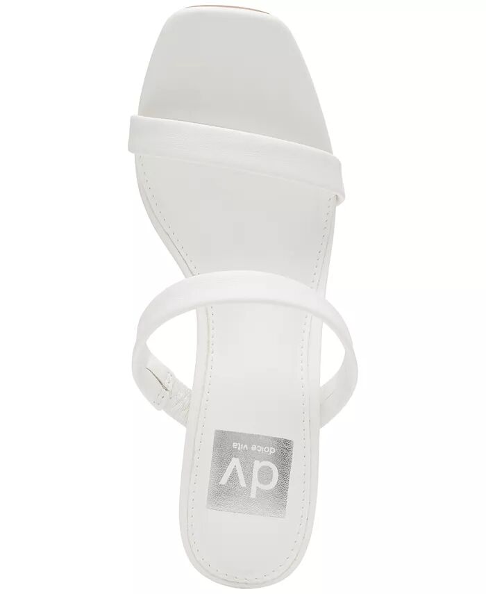 Женские босоножки Yorke Two-Band High Heel Dress Sandals DV Dolce Vita, белый — фото 4