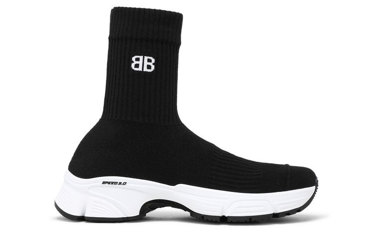 Кроссовки Balenciaga Wmns Speed 3.0 Sneaker Black White, черный