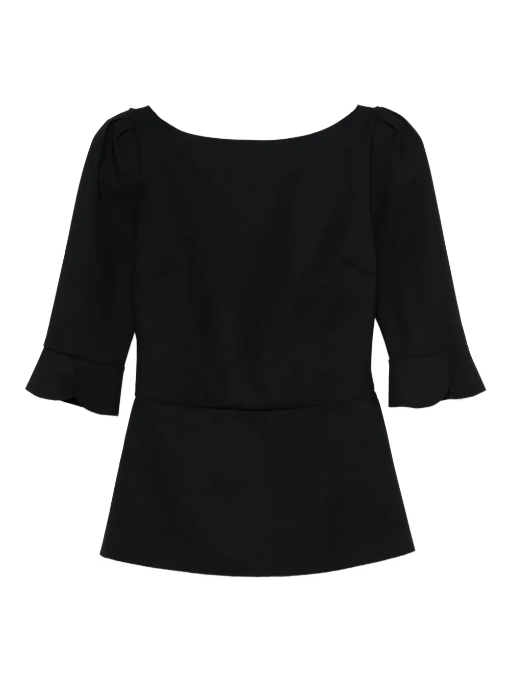 

Блузка с вырезом «лодочка» Chiara Boni La Petite Robe, черный