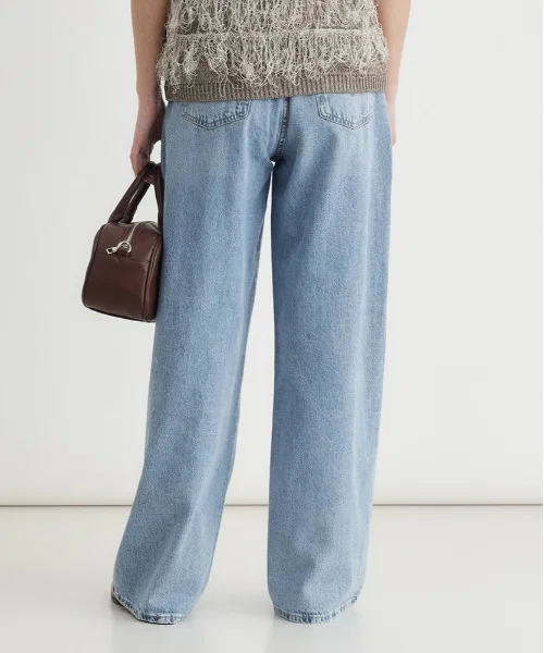 【Levi's】Брюки CINCH Baggy (Широкие брюки / Джинсы / Свободный крой / Американский повседневный стиль / Винтажный стиль / С подвернутыми штанинами) — фото 4