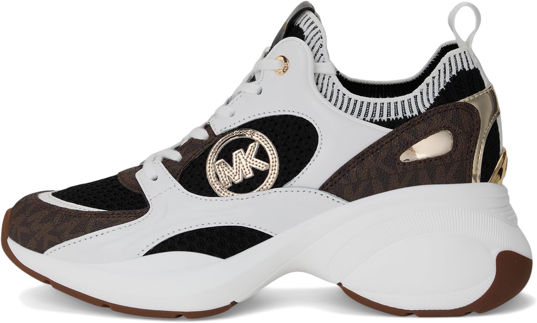 Кроссовки MICHAEL Michael Kors Zuma Knit Trainer, цвет Brown Multi — фото 4