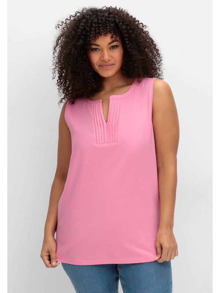 

Топ sheego, цвет blumiges pink