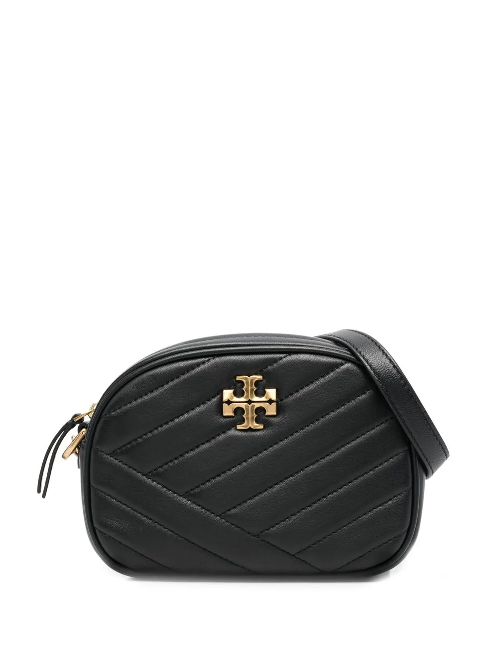 

Маленькая каркасная сумка Kira Chevron Tory Burch, черный