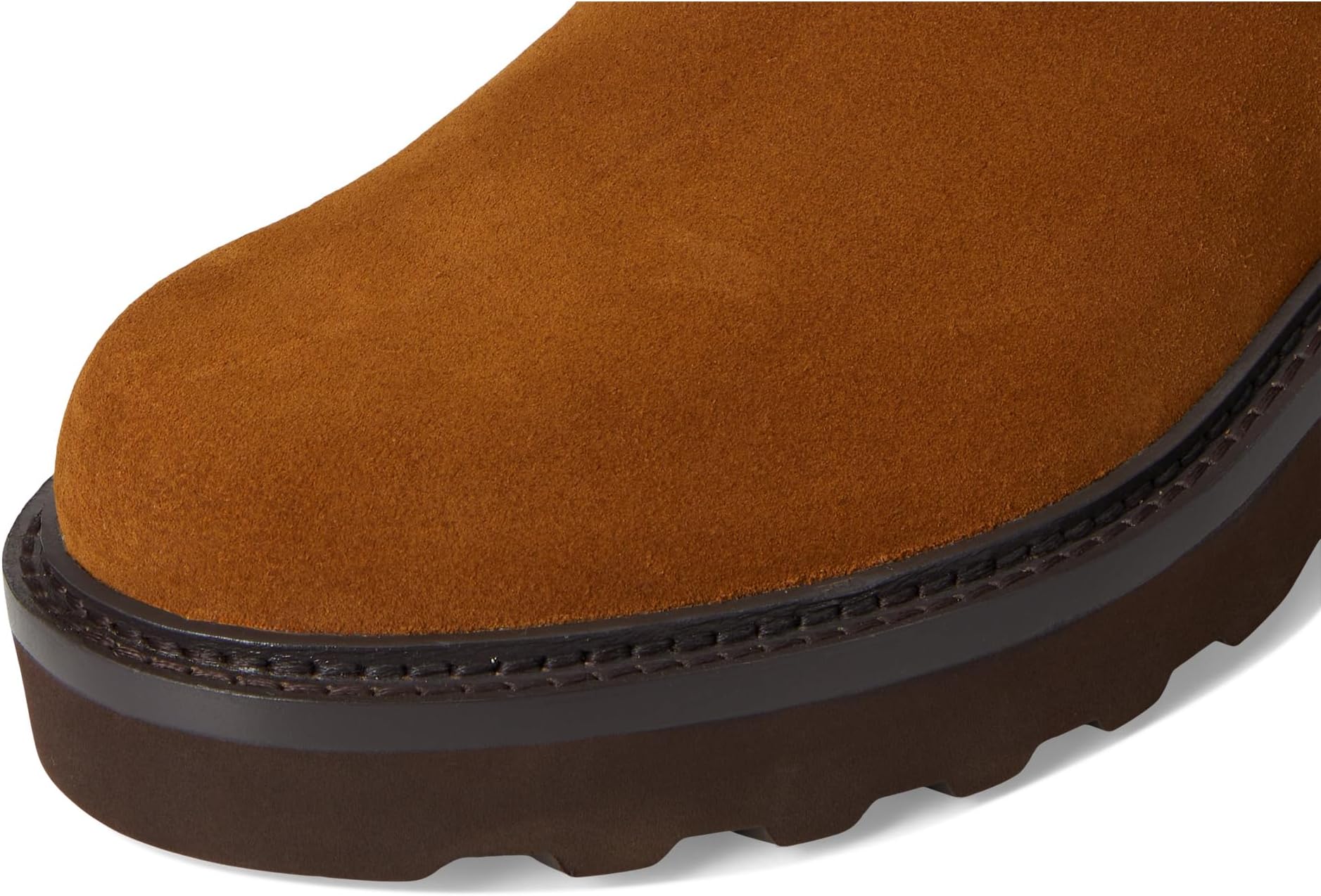 Ботинки Cole Haan Women's Shibley Waterproof Lug Buckle Booties, Tobacco Waterproof Suede — фото 2