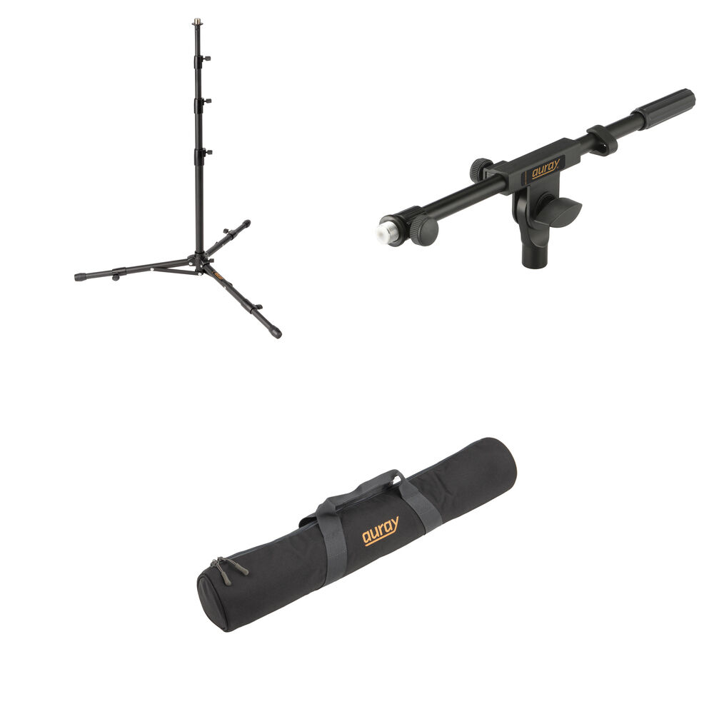 

Микрофонная стойка Auray Travelers Microphone Stand with Boom Arm and Carry Bag Kit